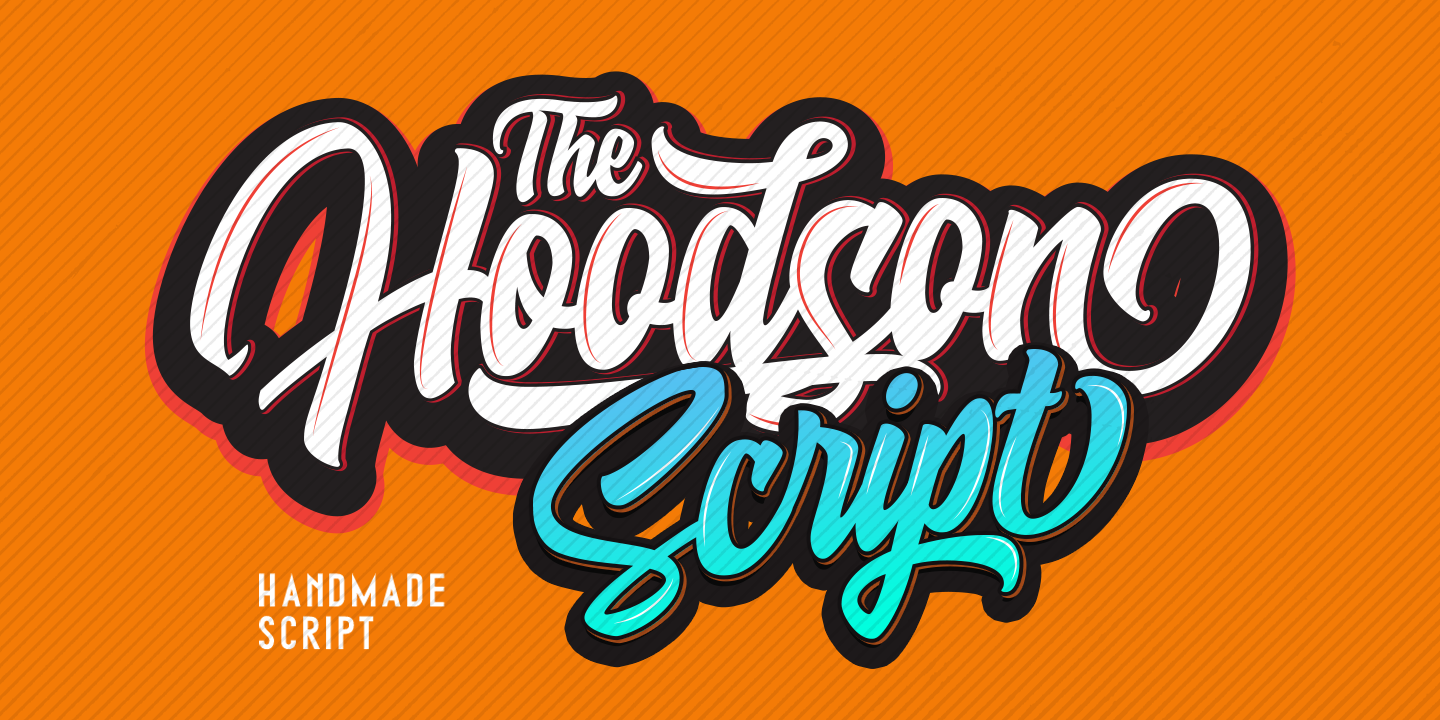 Hoodson Script Font preview